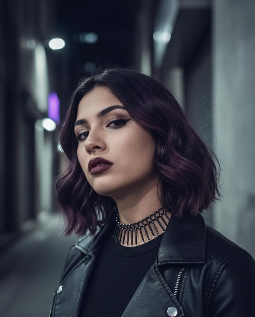 Noir Luxe Radiance Necklace – Handmade Statement Choker